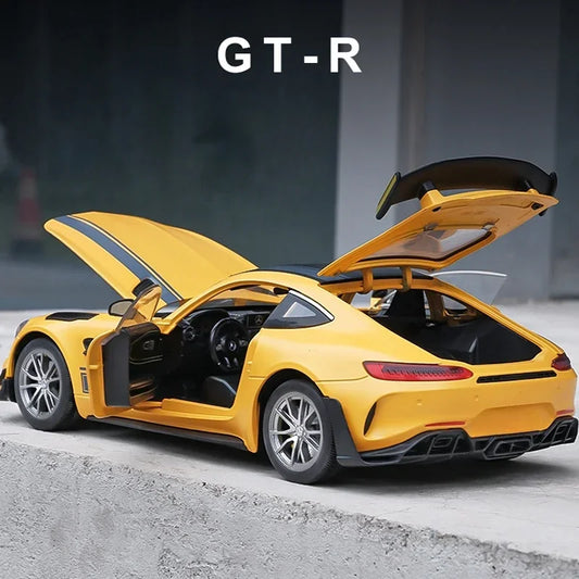 1:18 Scale Benz GT R Green Demon Super Car Model Diecasts Toys Vehicles Kids Boys Birthday Gift Home Decoration